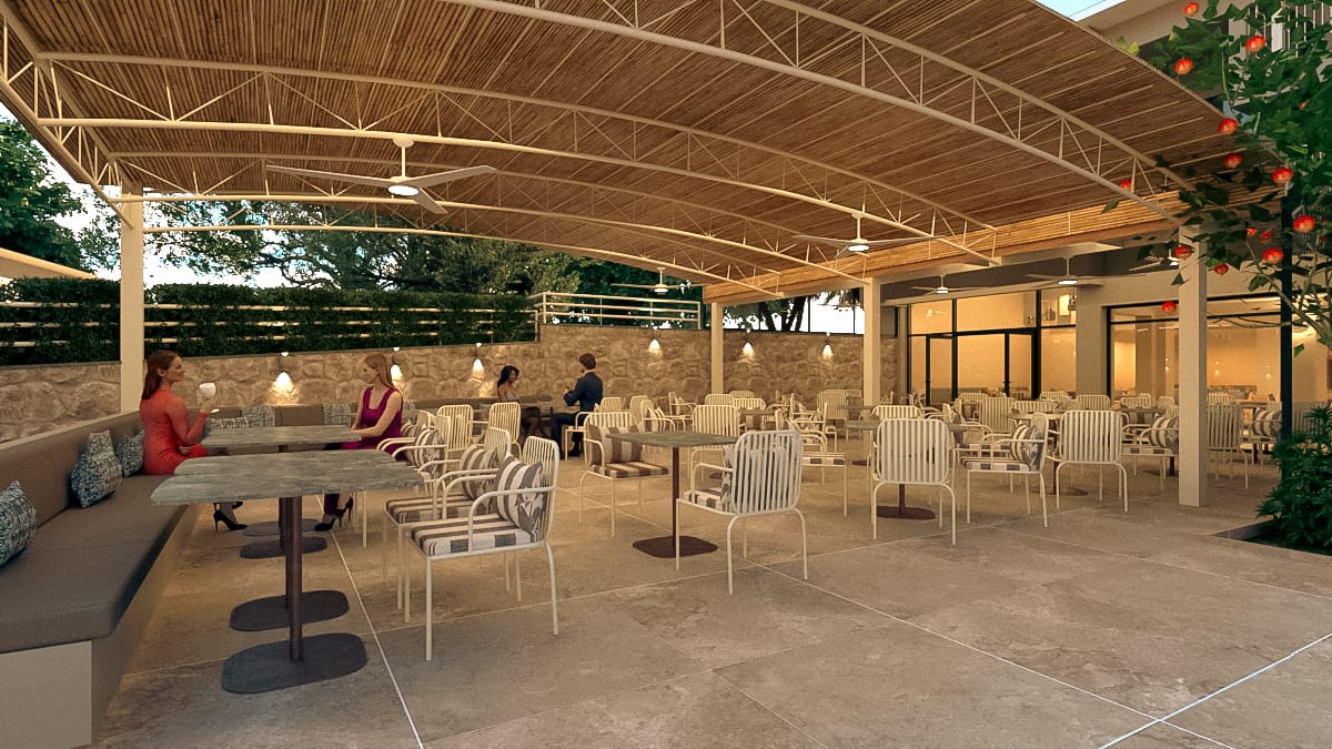 Tiara Holidays - Zeus Kassandra Lagoon - glavni restoran terasa